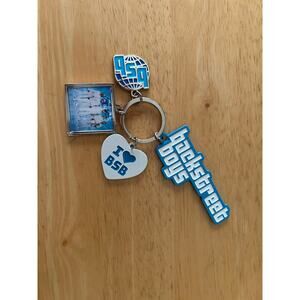 Backstreet Boys 2025 - 4 Charm Keychain - Into The Millennium, Sphere Las Vegas